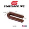 Glazelock 1/2" 3-1/2"L x 1-1/2"W 1/2" Slot, U-shaped Horseshoe Plastic Flat Shims Brown 250pc/box GLZ09 - alternate 3